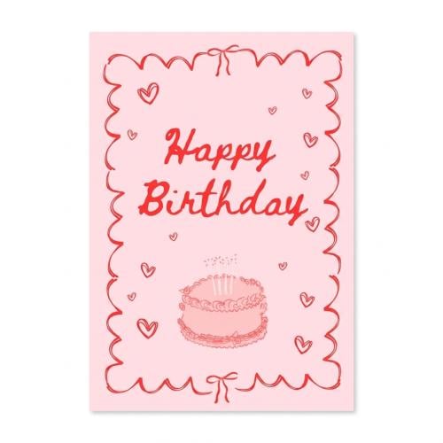 Gift card happy birthday