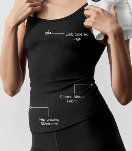 Alo Ribbed Prosper Tank