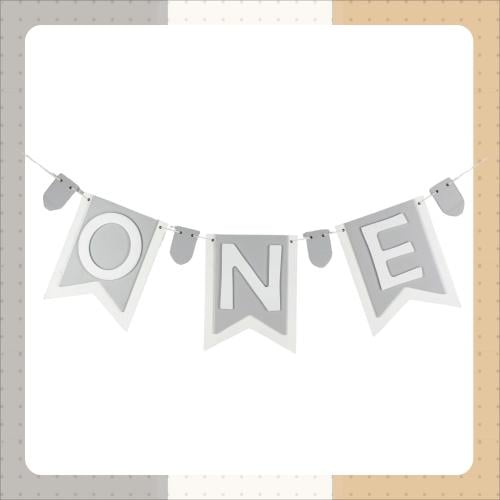 بروبس تعليقة جدارية ONE - أبيض ورمادي