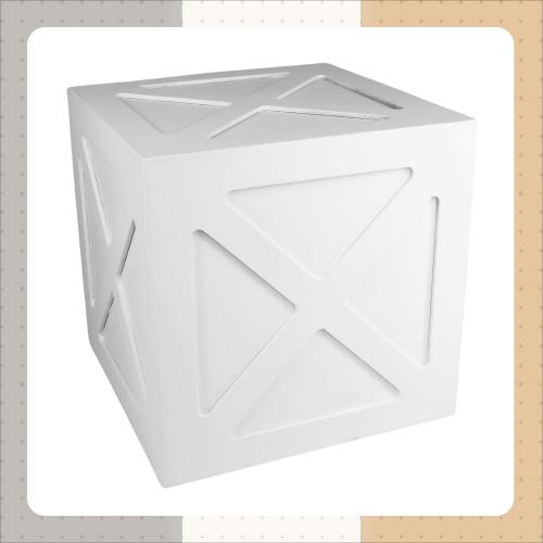 بروبس صندوق بتصميم X - أبيض