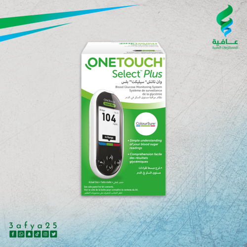 وان تاتش جهاز قياس السكر سليكت بلس .