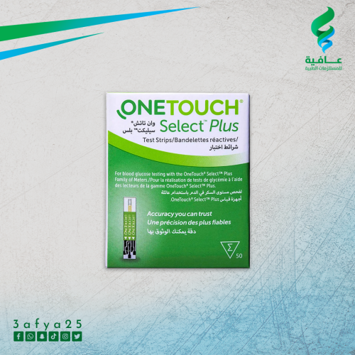 وان تاتش سيليكت بلس شرائط قياس السكر 50 ق