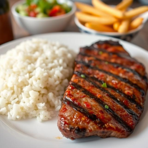 ستيك لحم (شريحة نحيفة) | Thin BBQ beef steak