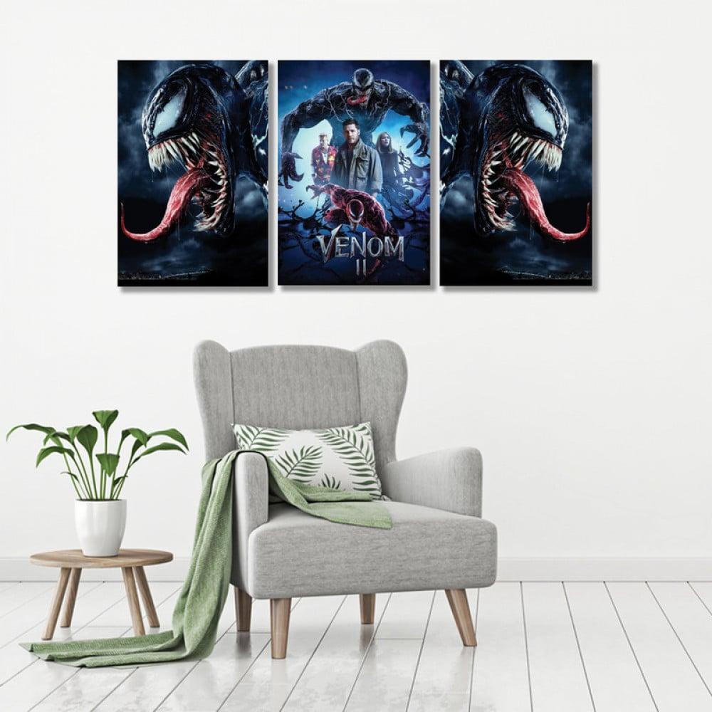 ثلاث لوحات قماشية بتصميم مسلسل Venom