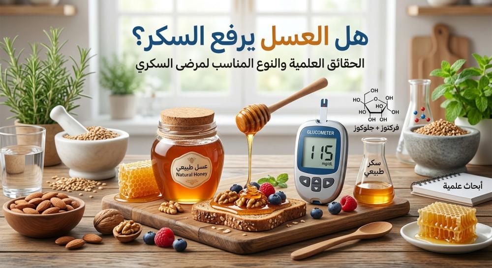 هل العسل يرفع السكر؟ الحقائق العلمية والنوع المناسب لمرضى السكري
