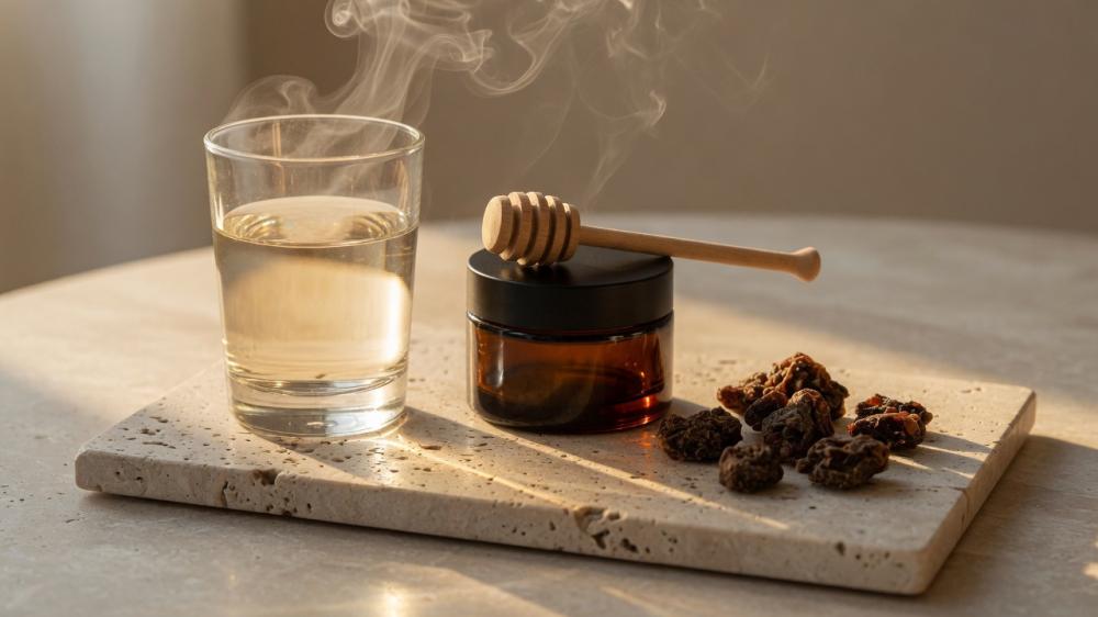 للتخلص من خمول الصباح: عسل، ماء دافئ، ولمسة من عكبر النحل