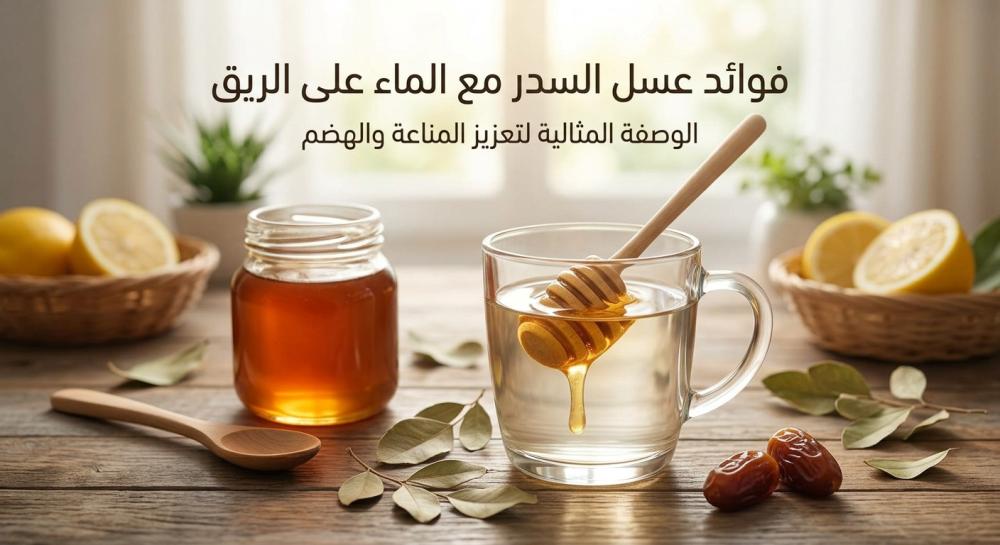 فوائد عسل السدر مع الماء على الريق: الوصفة المثالية لتعزيز المناعة وال