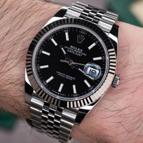 ساعه رولكس دايت جست ميناء اسود- datejust blue