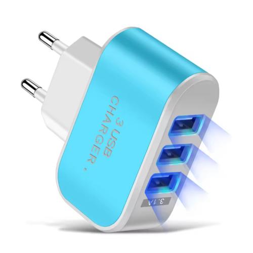 3USB الاتحاد الأوروبي الولايات المتحدة التوصيل LED...