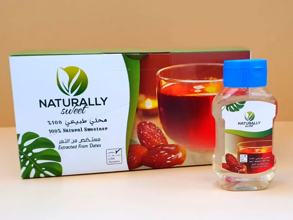 سكر التمر السائل محلي طبيعي 100 بديل السكر من فسيلا
