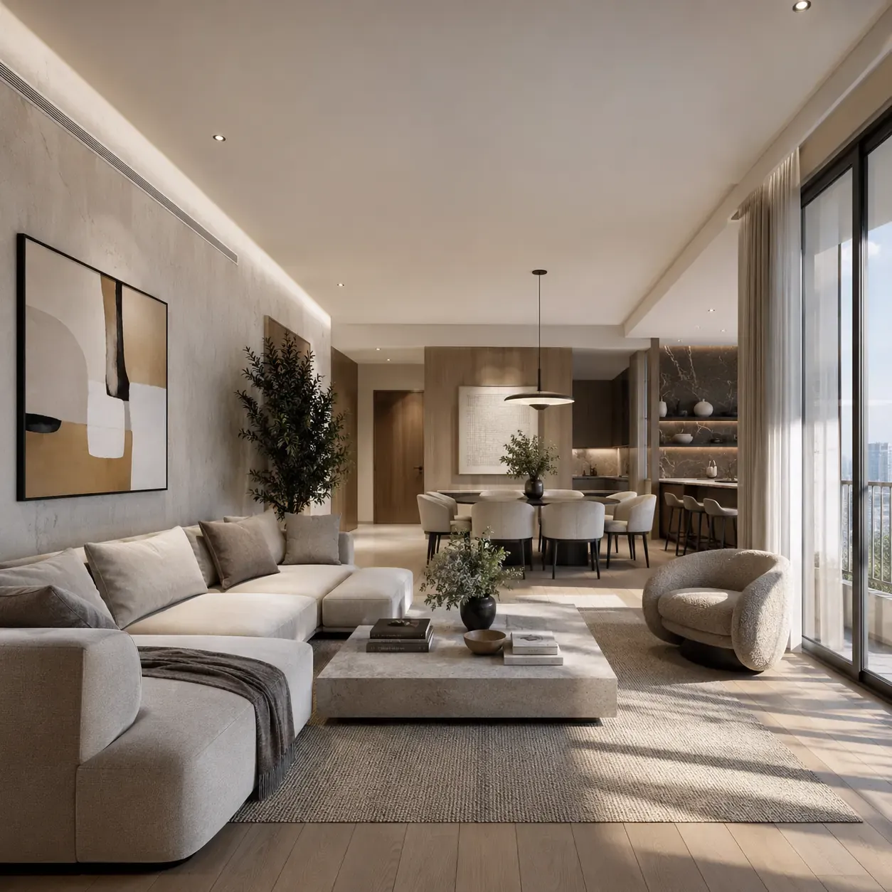 تصميم داخلي - شقة سكنية