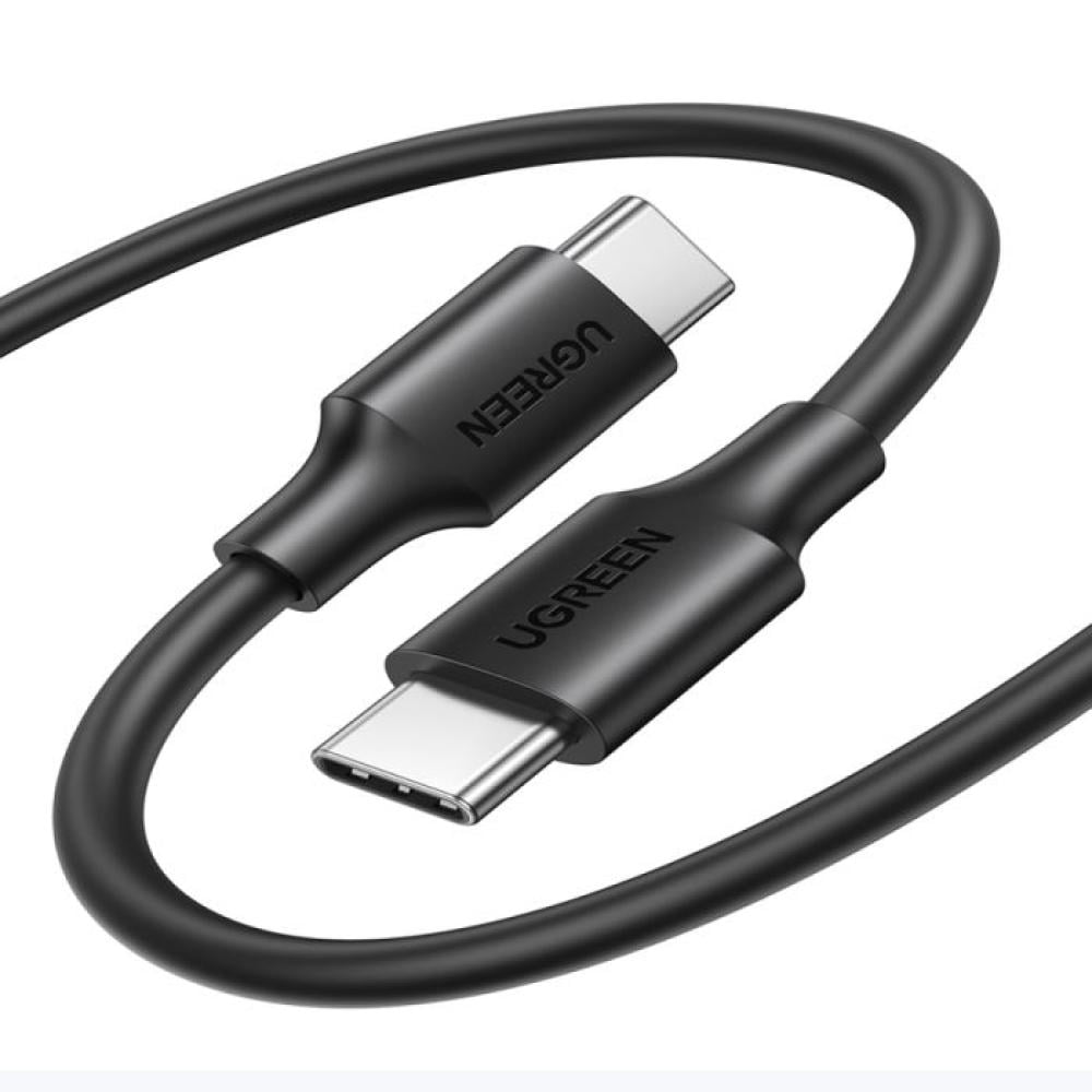 يوجرين سلك شاحن  USB-C إلى USB-C بطول 1 م - أسود
