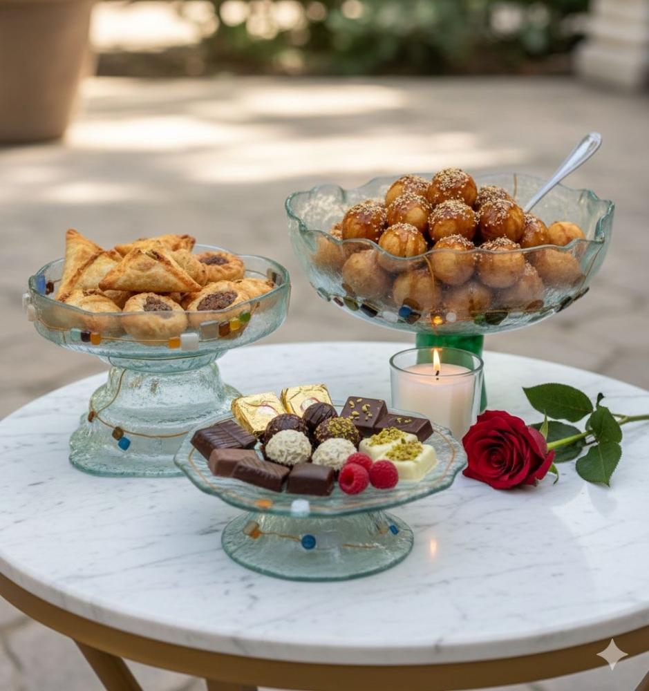 ستاند حلويات زجاجي Collection Barcelona-M