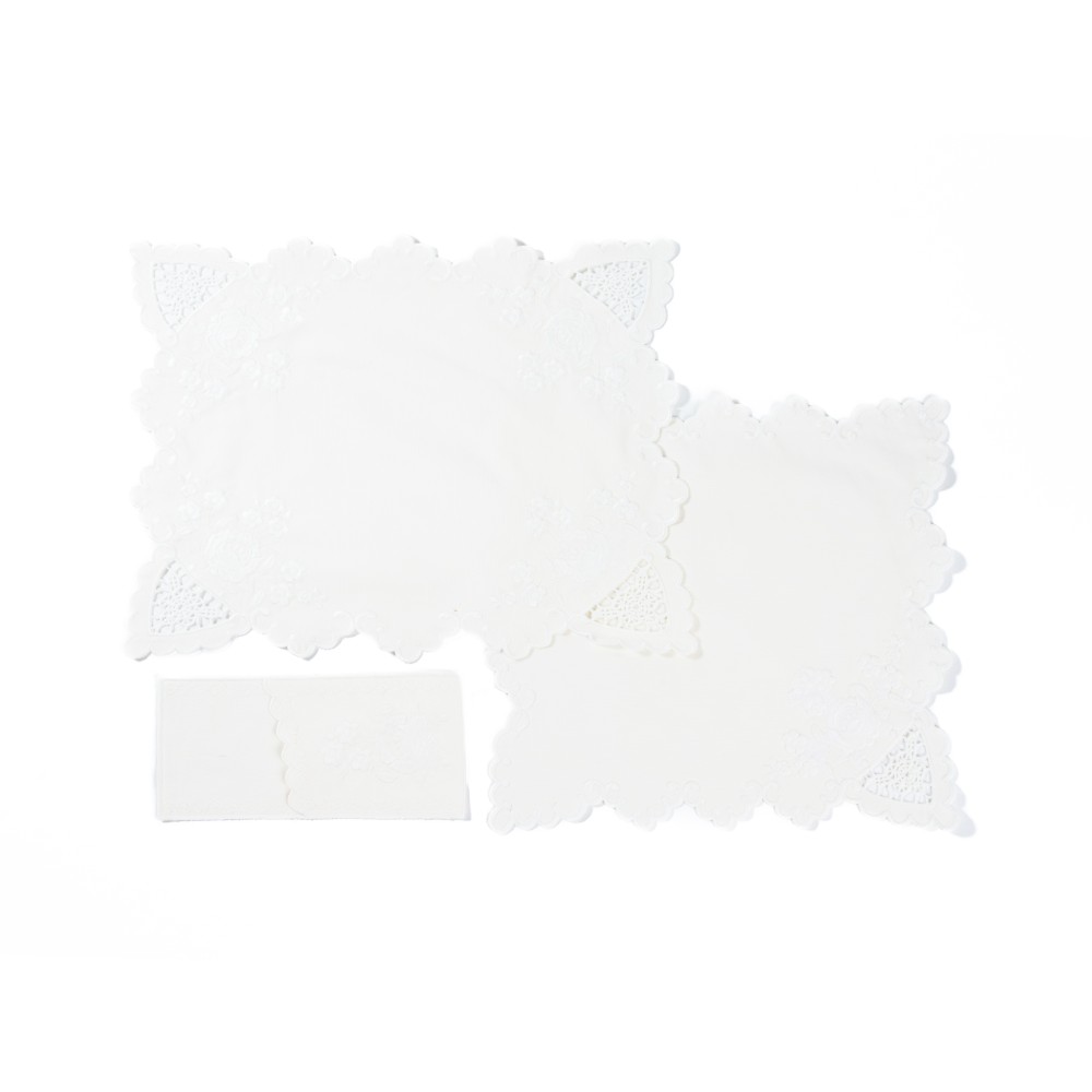 طقم مفرش طعام كتان