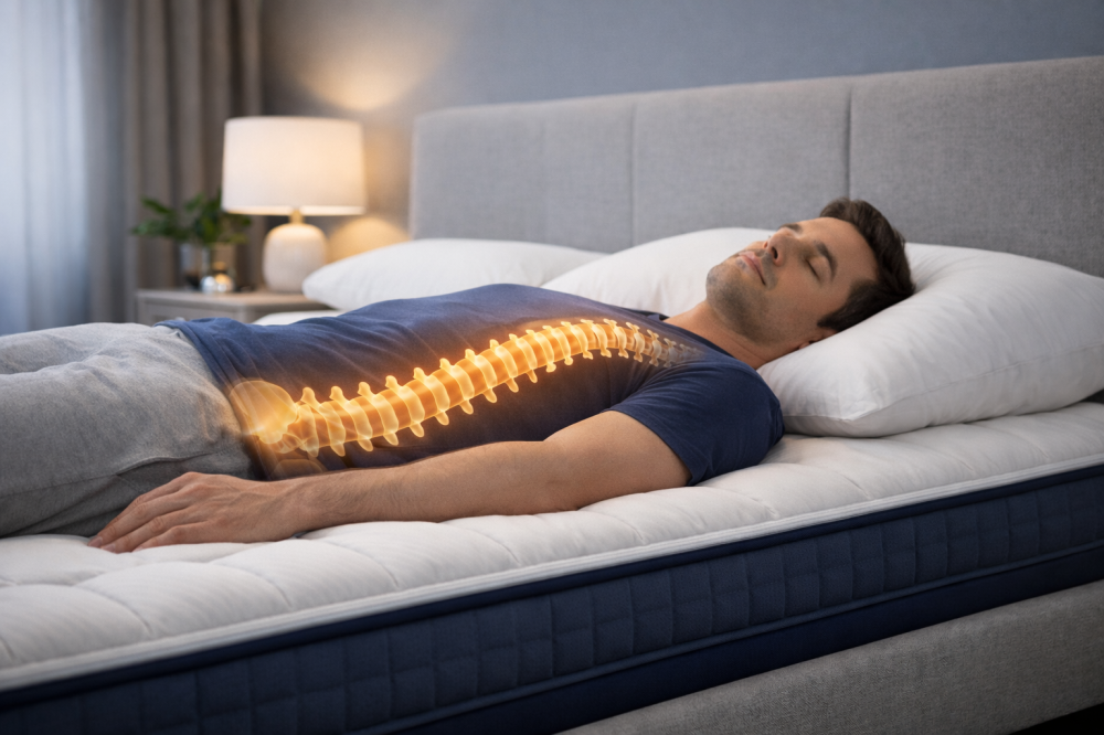 أوضاع النوم الصحيحة لتقليل آلام الظهر والرقبة