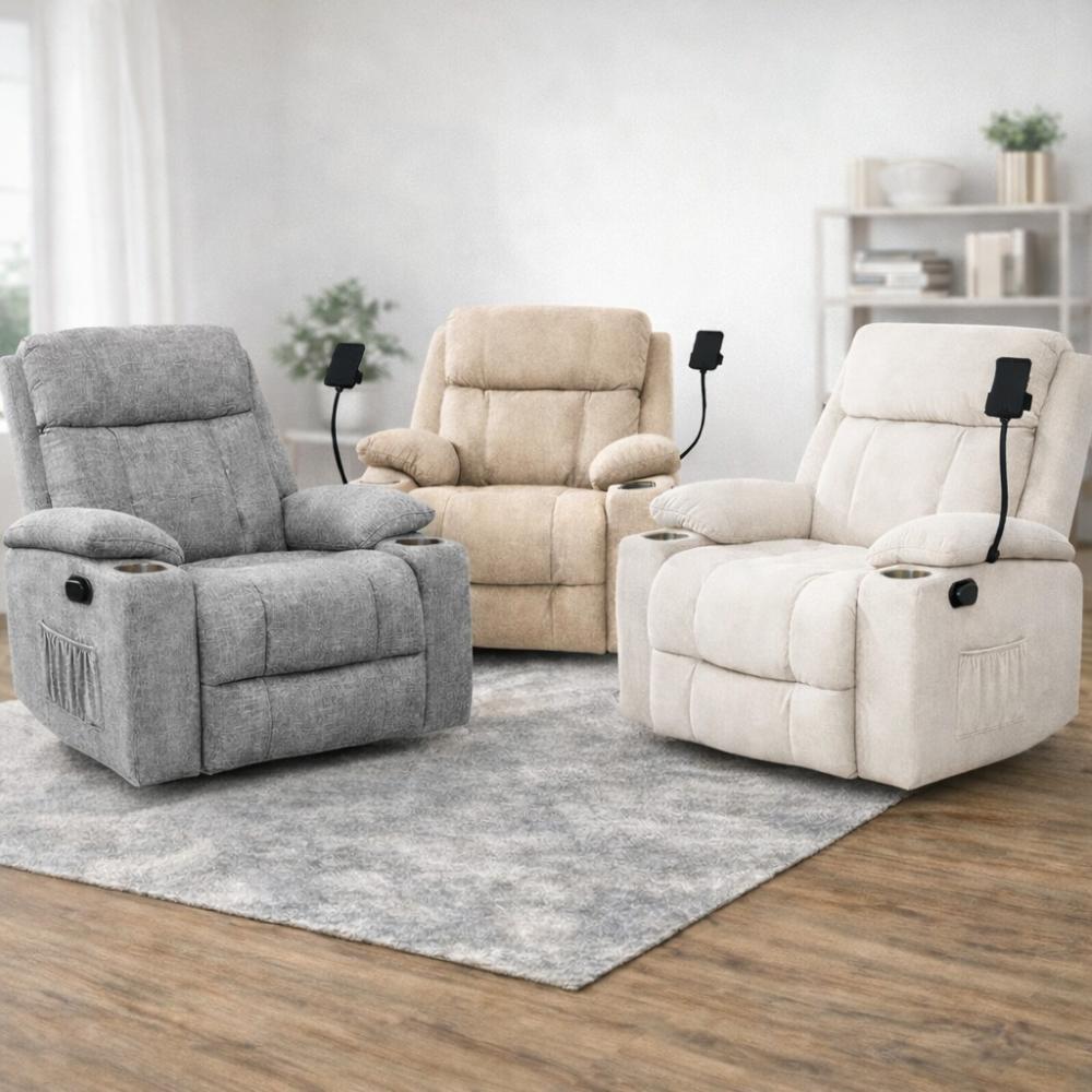 أفضل كرسي استرخاء هزاز دوار مع حامل جوال في السعودية من بيدبوس