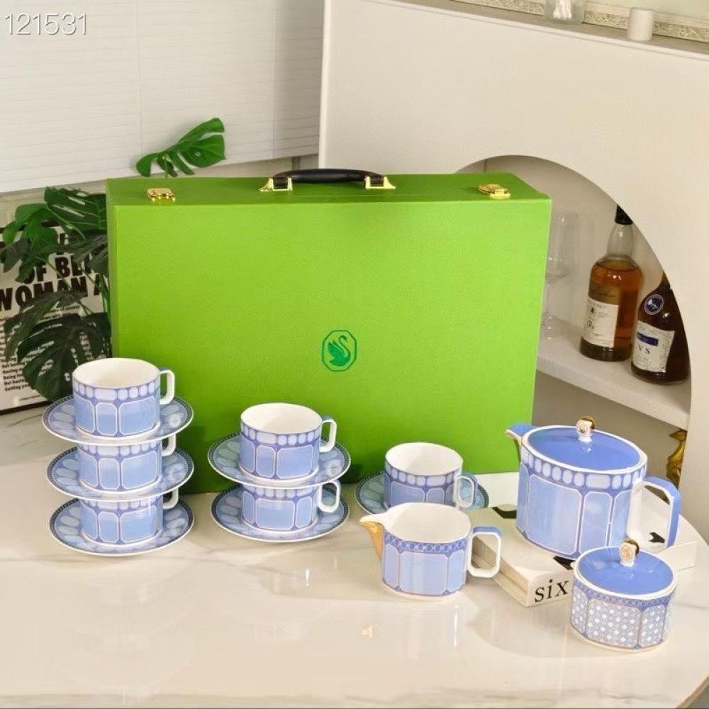 طقم شاي فاخر من مجموعة Swarovski  -  تقليد أعلى جودة