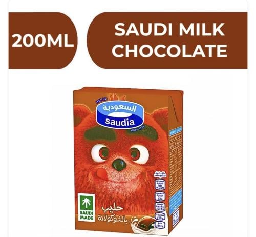 حليب السعودية شوكولاتة - 18X200ml