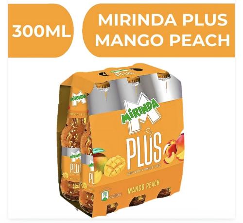 ميرندا بلس مانجو خوخ - 24X300ML