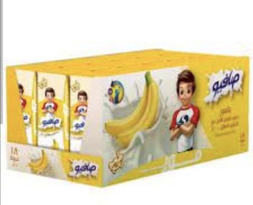 كرتون حليب صافيو موز 185 مل