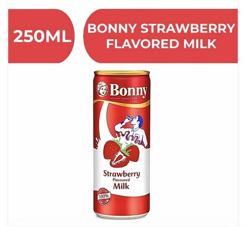 بوني حليب بنكهة الفراولة - 24X250ML