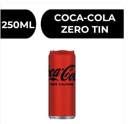 كوكاكولا زيرو علبة - 30X250ML