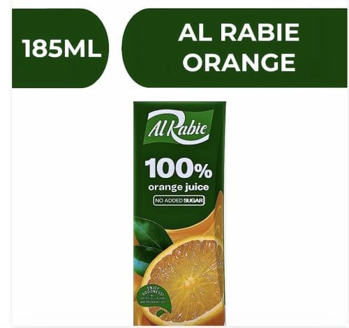 الربيع عصير برتقال - 18X185ml