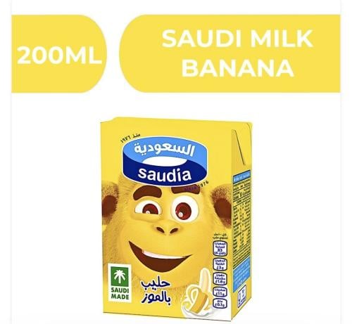 حليب السعودية موز - 18X200ml