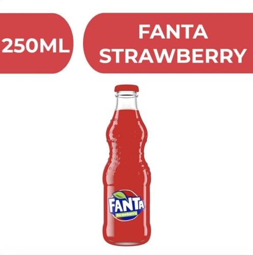 فانتا فراولة زجاج - 24X250ML