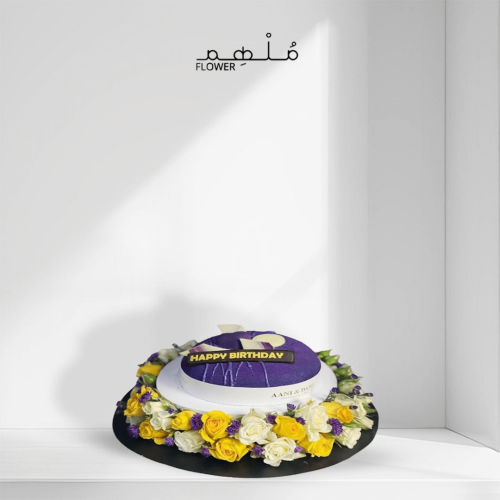 ورد فاخر مع كيك