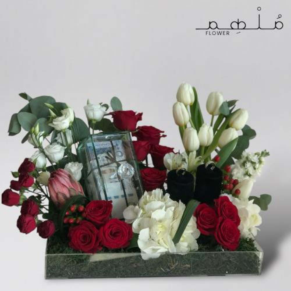 تنسيق هدايا بالورد والفلوس للمناسبات الخاصة