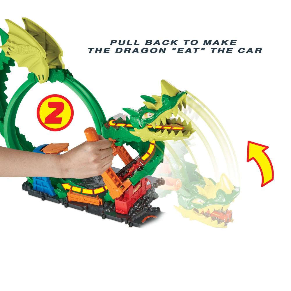 Hot wheels dragon set online