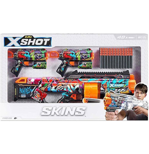 X Shot 3個セット Amazon.com: XSHOT Excel 2 Reflex 6 + 2 Kickback (4 Pack + 48