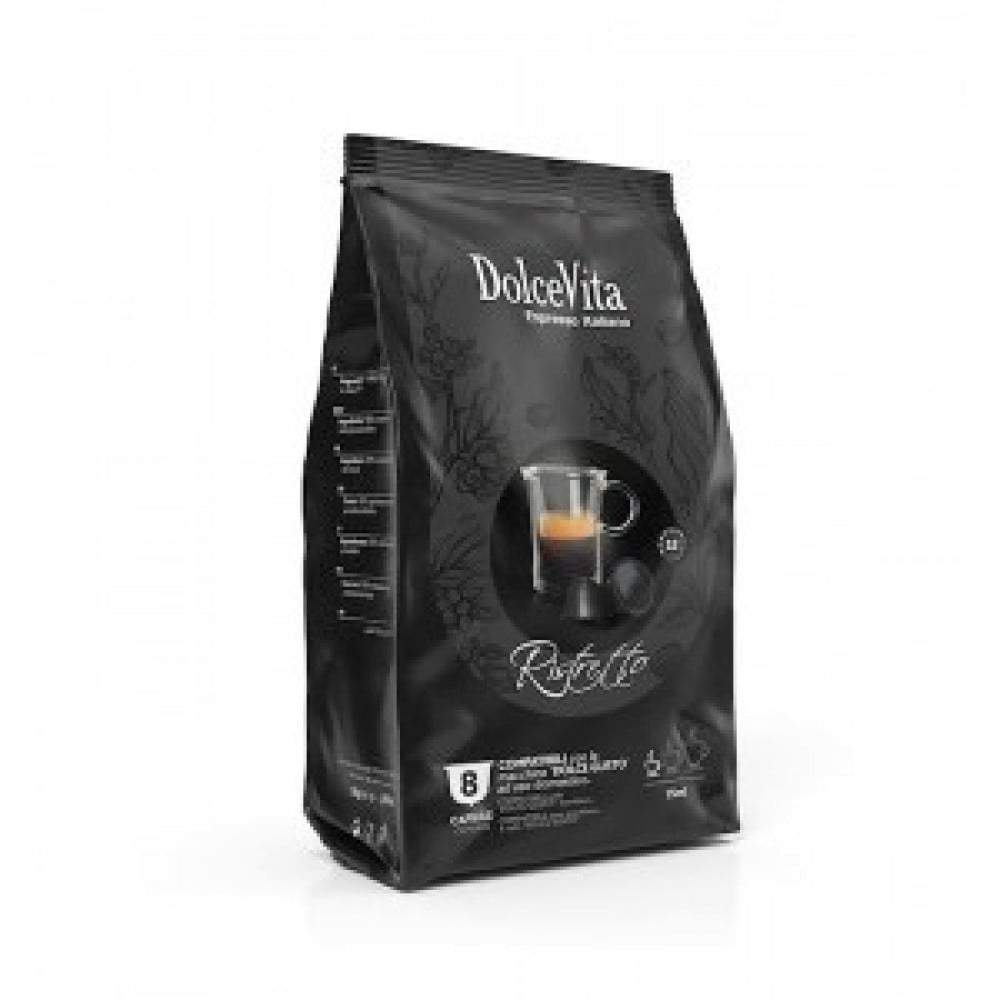 كبسولات اسبريسو ريستريتو  دولتشي فيتا RISTRETTO