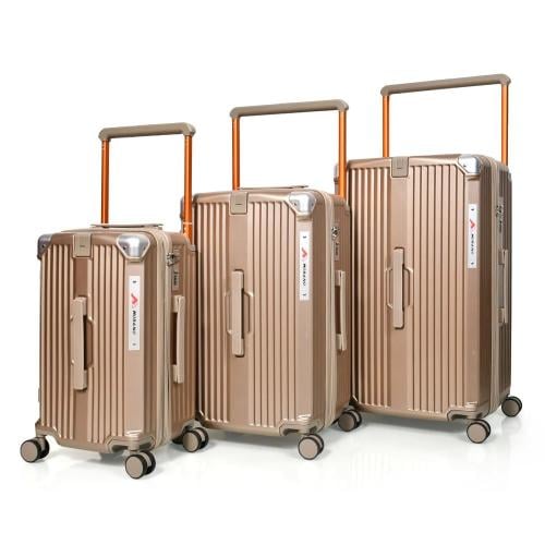 حقائب سفر فايبر 3 قطع (Rose gold)