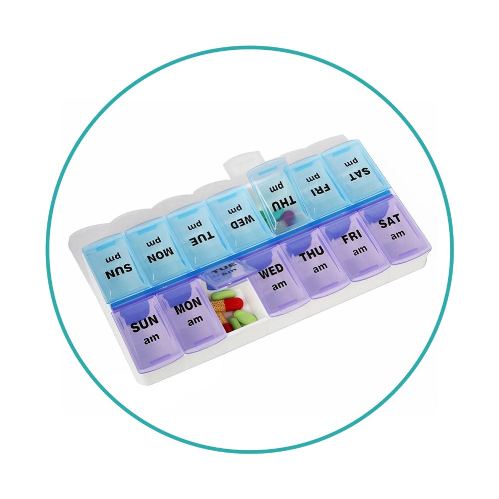 علب حفظ الادوية