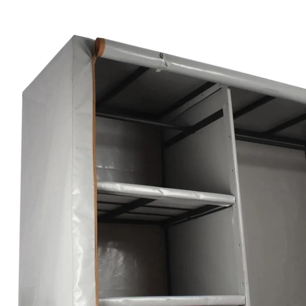 دولاب تخزين 2 متر في 2 متر عمق 70 سم - رمادي