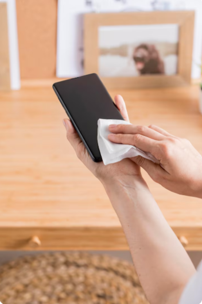 كيف تنظف شاشة الجوال