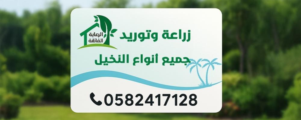 زراعة وتوريد جميع أنواع النخيل