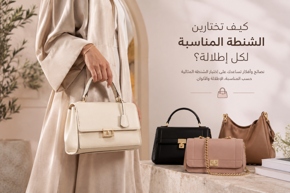 كيف تختارين الشنطة المناسبة لكل إطلالة؟