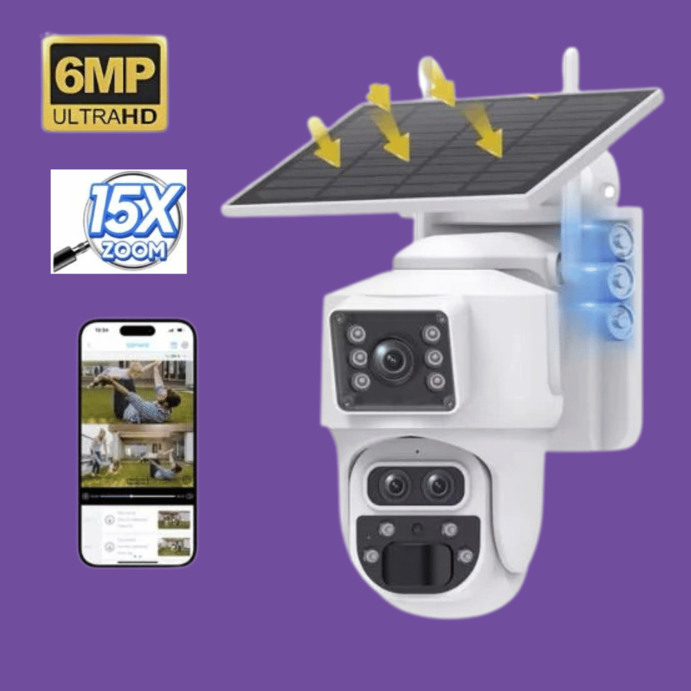 كاميرا طاقة شمسية شامل التركيب داخل المدينة