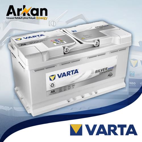 بطارية فارتا الماني VARTA AGM SILVER DYNAMIC DIN 8...