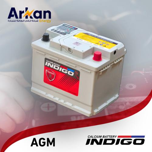بطارية انديجو BATTERY INDIGO AGM60AH