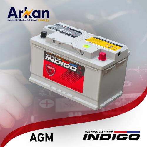 بطارية انديجو BATTERY INDIGO AGM80AH