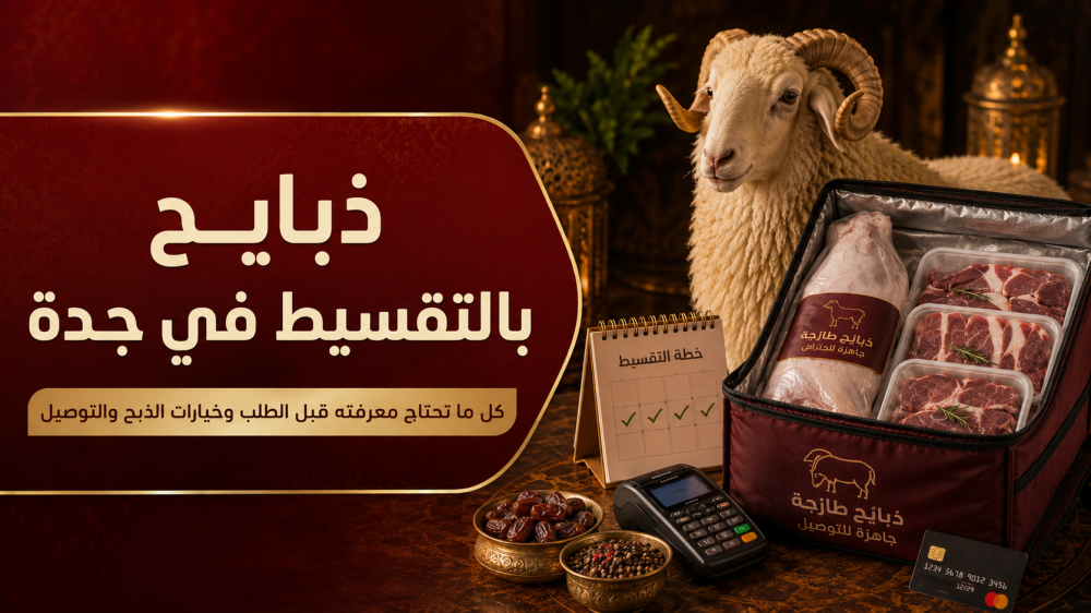 ذبايح بالتقسيط في جدة: دليلك لاختيار الحري والتوصيل والطبخ قبل الطلب