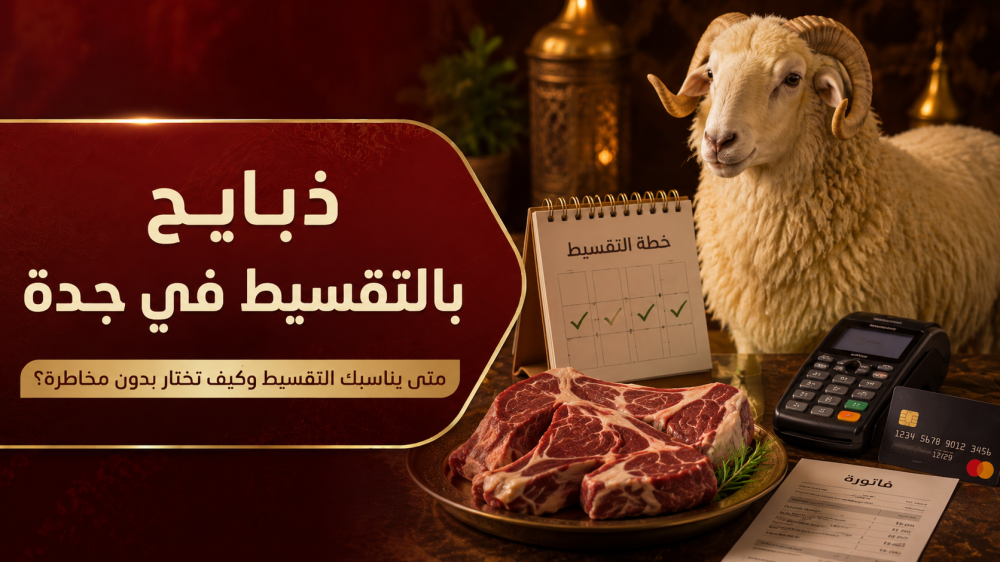 ذبايح بالتقسيط في جدة: متى يناسبك التقسيط وكيف تختار بدون مخاطرة؟