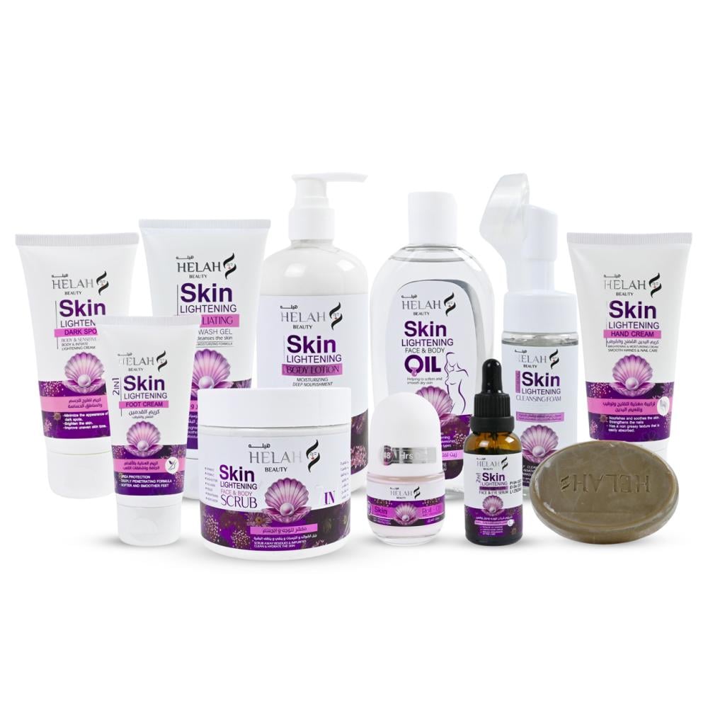 مجموعة لولوة للعناية والتفتيح المتكاملة إشراقة ناعمة وجمال طبيعي