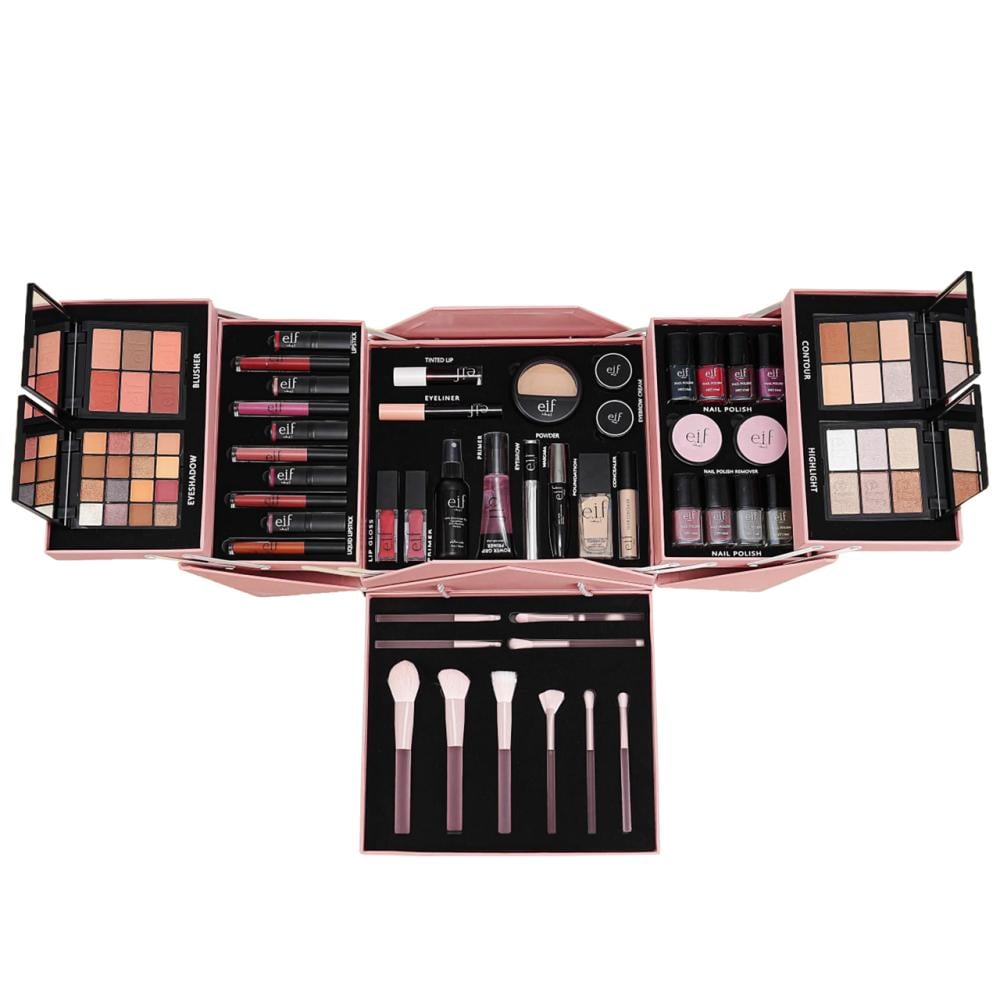 e.l.f. صندوق "الذهب الوردي" الفاخر (Rose Gold Luxury Kit)