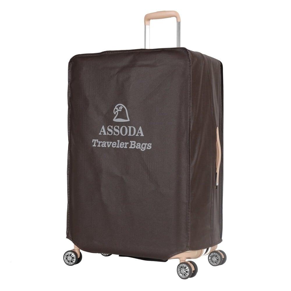 طقم شنط سفر كفرات دبل وسحاب توسعة مع دست باق مكون من 3 قطع - ماركة ASSODA