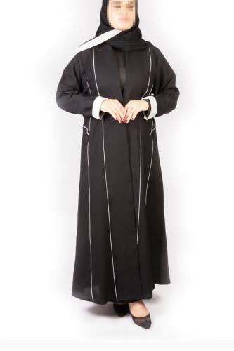 عبايه نص كلوش على براويز ملون